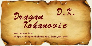 Dragan Kokanović vizit kartica